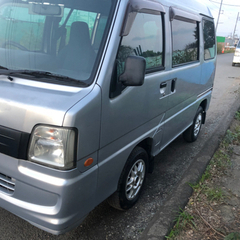 コミコミ17万円、サンバーバン、車検2年付き、下取り可能の画像