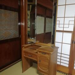 昭和五十年製　レトロ　姿見　三面鏡の画像