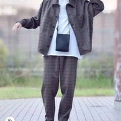 チェックシャツアウター　メンズMサイズの画像