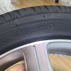 レクザスD800 17インチ　ホイールタイヤセット 値下げ致しました。の画像