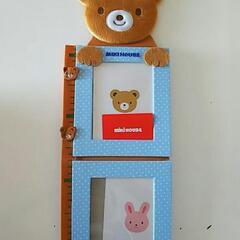 値下げ 新品 MIKIHOUSE☆くまの身長計の画像