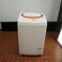 ID 987632　洗濯機東芝8.0Kg　２０１７年製　AW-D836（P)