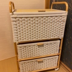 ミッフィー　ベビー　収納用品　三段　