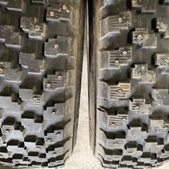 195/65R15 91Q YOKOHAMA ADVAN MT-14 カップ フルピン スパイクタイヤ 4本組 アルミ付きの画像