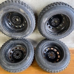 ダンロップ 51-R ★175/80R14★スパイクタイヤ 4本セット★フルピン★カップピンの画像