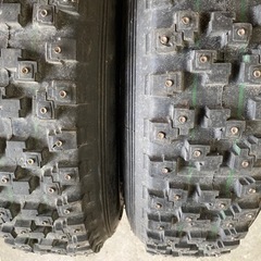 ダンロップ 51-R ★175/80R14★スパイクタイヤ 4本セット★フルピン★カップピンの画像