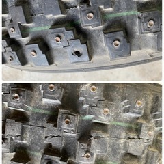 ダンロップ 51-R ★175/80R14★スパイクタイヤ 4本セット★フルピン★カップピンの画像