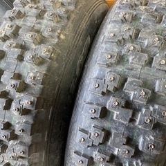 ダンロップ 51-R ★175/80R14★スパイクタイヤ 4本セット★フルピン★カップピンの画像