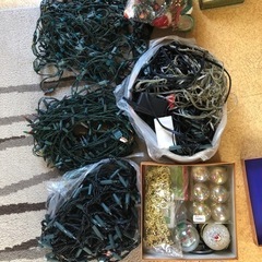 クリスマスツリー（228cm）・電飾その他もろもろの画像