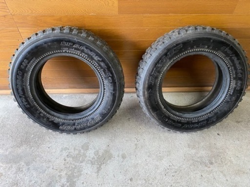 ダンロップ 51-R★175/80R14★スパイクタイヤ 2本のみです★フルピン★