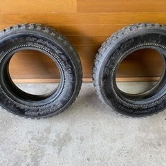 ダンロップ 51-R★175/80R14★スパイクタイヤ 2本のみです★フルピン★の画像