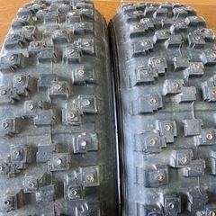 ダンロップ 51-R★175/80R14★スパイクタイヤ 2本のみです★フルピン★の画像