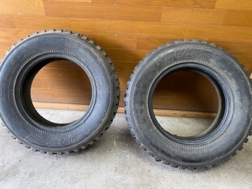 ダンロップ 51-R★175/80R14★スパイクタイヤ 2本のみです★フルピン★