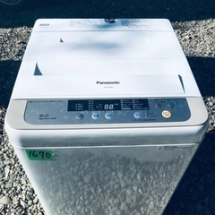 ④1670番 Panasonic✨全自動電気洗濯機✨NA-F60B8‼️