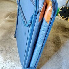 折りたたみシングルベッド　パイプベッドの画像