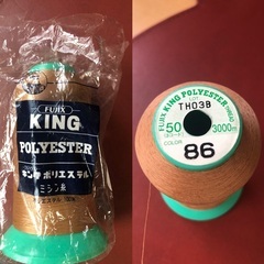 キング　ポリエステルミシン糸　4個