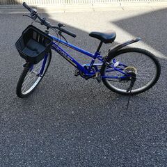 自転車　24インチ 6段変速付き　子供用（男の子）
