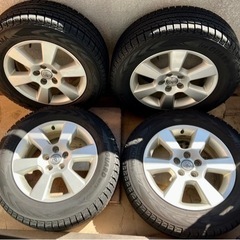【バリ山】30ハリアー純正 17”スタッドレスタイヤ G075 225/65r17 4本