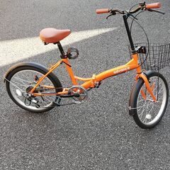 折り畳み自転車　6段変速付き　20インチ　2020年購入