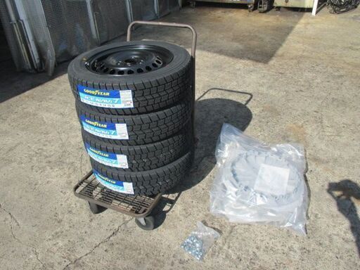 【来店取替】軽自動車 新品スタッドレスタイヤ&ホイール付きセット 155/65R14 タント ムーヴ