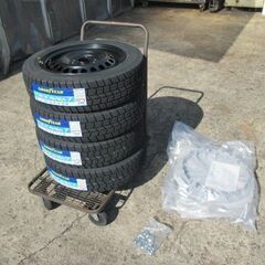 【来店取替】軽自動車 新品スタッドレスタイヤ&ホイール付きセット...