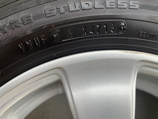 【お取引中】スタッドレス155/65/R13アルミホイール付4本、軽自動車にどうぞ！
