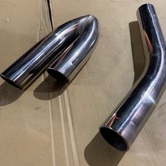 さらに値下げ　ワンオフ　加工用マフラー　60π