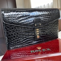 豪華！クロコダイル！鰐革！艶あり！シャイニング加工！