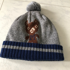✨美品✨ニット帽　くまさんの画像