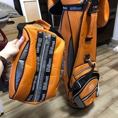 【済】【0円】キャディーバッグ　Wilson sports の画像