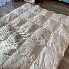 【お渡し済み】無印良品　羽毛掛け布団