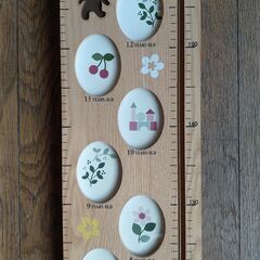 子供の身長計＋フォトパネルの画像