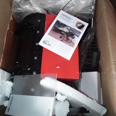 【紋別市発】未組立て　未使用品　電動　充電式　除雪機　電動ラッセル　充電式　小型電動除雪機　雪ドーザー　未使用新品の画像