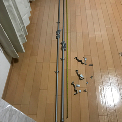 アンティーク風カーテンレールの画像