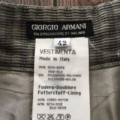 GORGIO ARMANI　フォーマル　パンツの画像