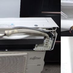 富士通 ルームエアコン AS-C28F-W 2017年製 快適自動スイングの画像