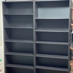 IKEA 本棚 黒 2つセット（来訪限定）