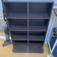 棚　木製　オーク色