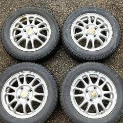 ブリジストン　ブリザックスタッドレスホイールセット155/65R...