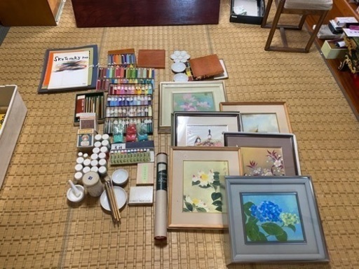 日本画絵の具等セット