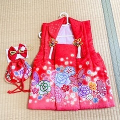 七五三着物8点セット女の子3歳の画像