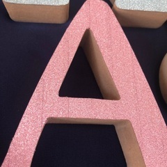 ウエディング　イニシャルオブジェの画像