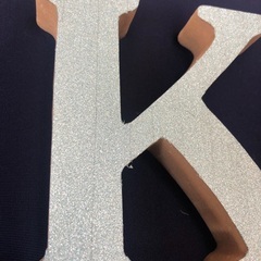 ウエディング　イニシャルオブジェの画像