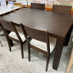 ベーシックなシンプルセット！【愛品館 江戸川店】ニトリ　ダイニングテーブル5点セット　ダイニングセット　「お問い合わせ番号：152-007840-007」