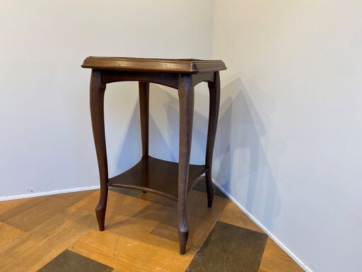 宇都宮でオシャレな家具を探すなら『オトワリバース！』マルニ maruni 花台 ヴィンテージ家具 ブラウン 中古品