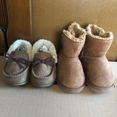 【美品】14センチ モカシンブーツセット