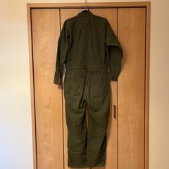 作業着　オーバーオール　カーキ　サイズLLの画像