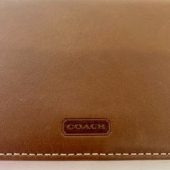 店頭販売済🎅🏻 カウントダウンSALE🎉 COACH レザー二つ折り財布･お札入れ 🎄の画像