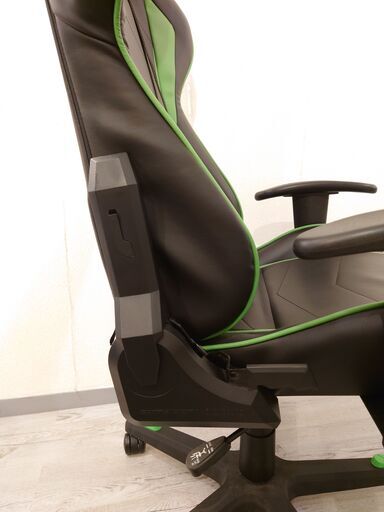 ゲーミングチェア 緑 DXRacer オフィスチェア リクライニング 多機能 パソコンチェア 事務椅子 ゲーム用チェア ヘッドレスト 