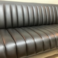 2人掛けソファーベッド(オットマン兼スツール付き)の画像